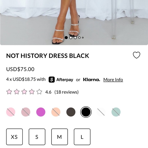 Hello Molly Not history  Black One-Shoulder Dress size S NWT - Picture 6 of 6